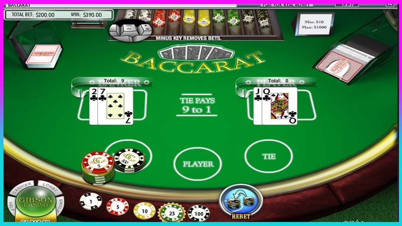 Bàn Chơi Baccarat Tại Xocdia88