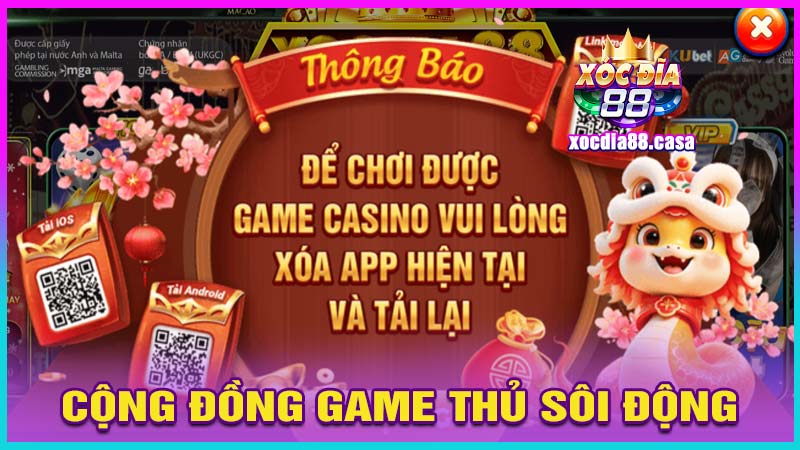 Cộng đồng game thủ sôi động