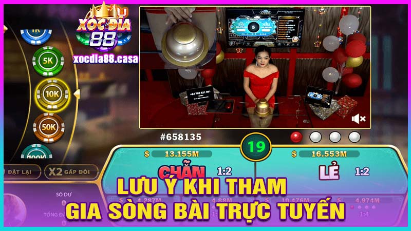 Lưu Ý Khi Tham Gia Sòng Bài Trực Tuyến