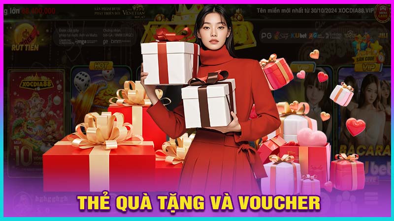 Thẻ quà tặng và voucher