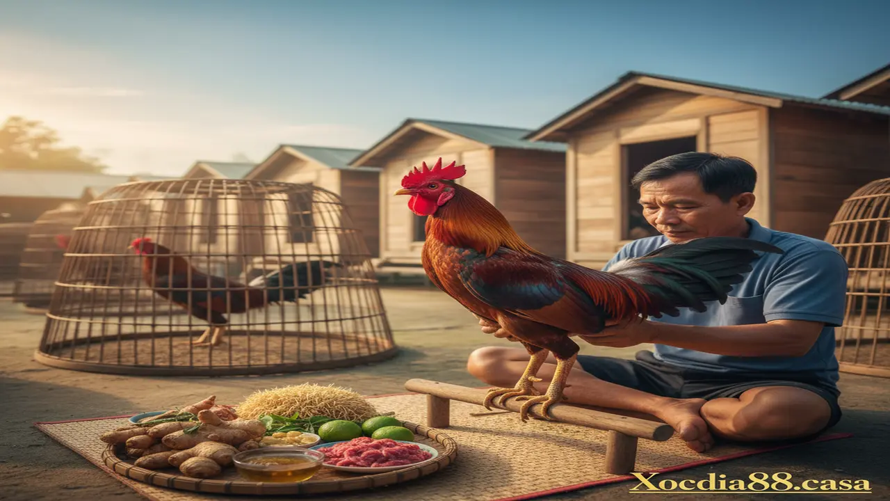 Chế độ chăm sóc giúp chiến kê luôn sung Xocdia88