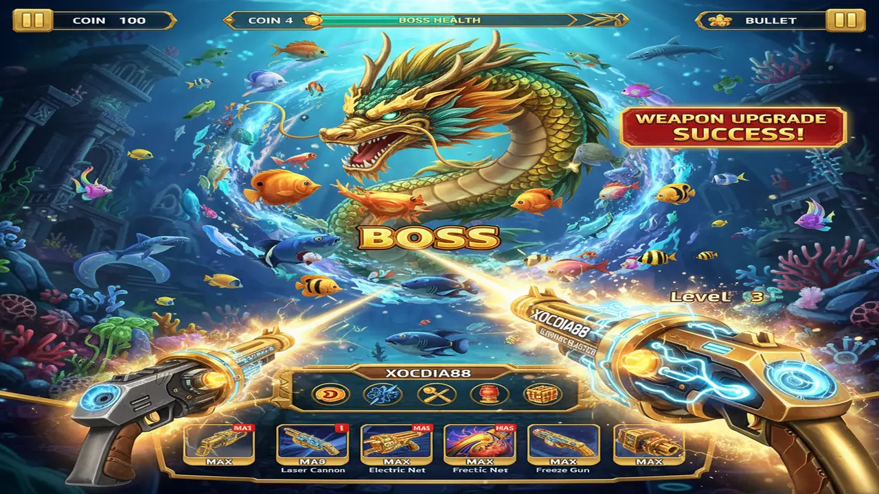 Nâng cấp súng Bắn Cá: Bí mật ít ai biết Xocdia88