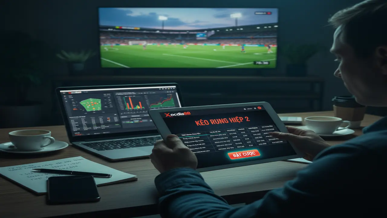 Hốt bạc phút cuối với kèo rung hiệp 2 Xocdia88