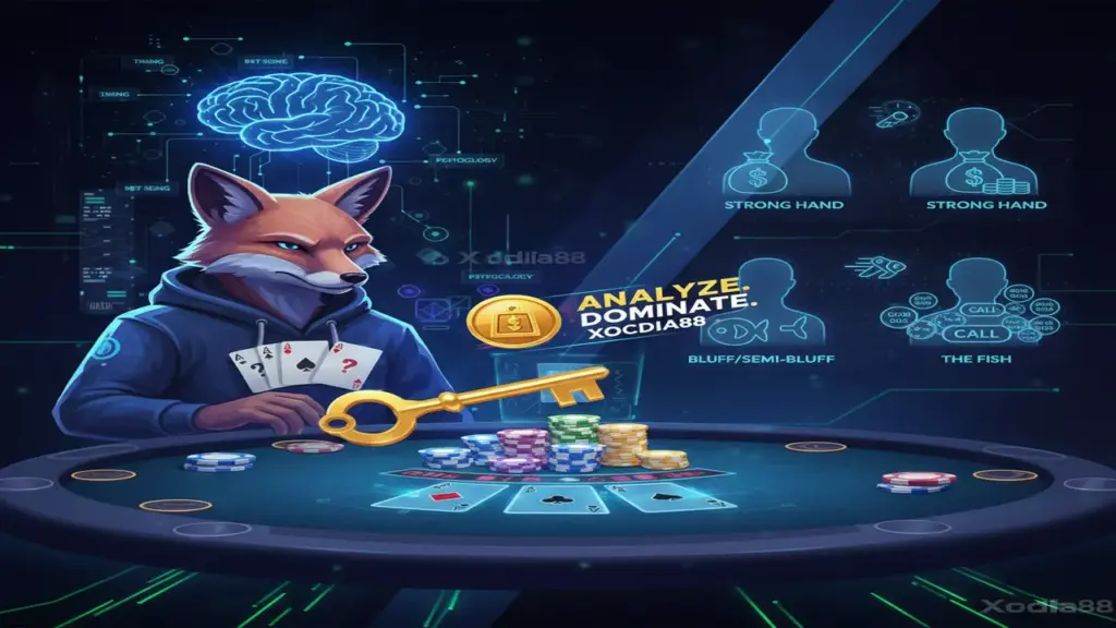 Đọc tâm lý đối thủ trên bàn Poker Xocdia88
