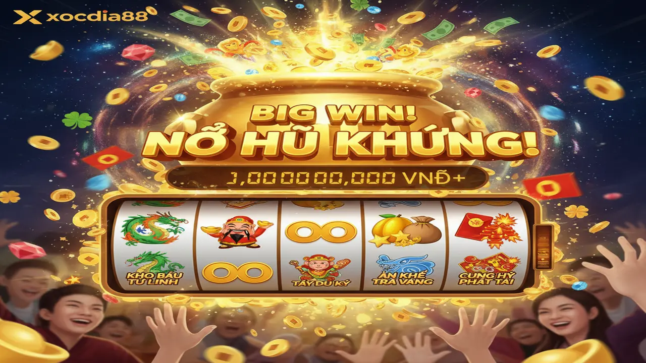 Top 5 Game Slot dễ nổ hũ nhất hiện nay Xocdia88
